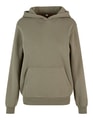 Dames Hoodie Build Your Brand Fluffy BY289 Pale Olive